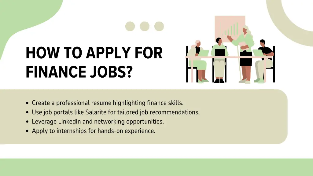how to apply for finance jobs