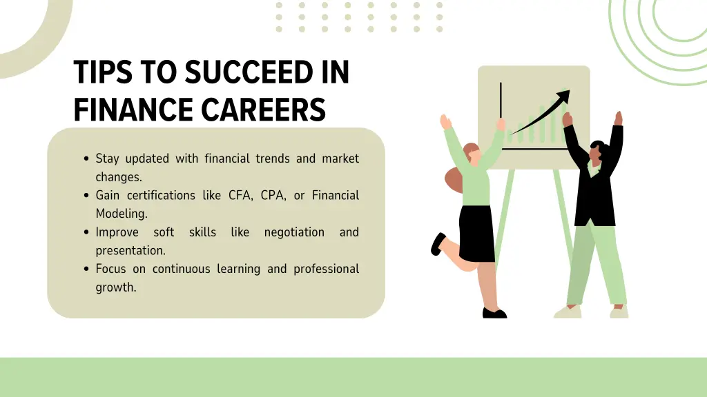 tips to succeed in finance careers