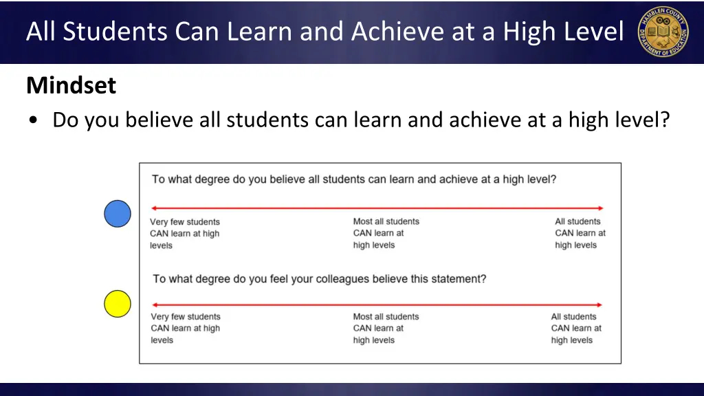 all students can learn and achieve at a high level 1