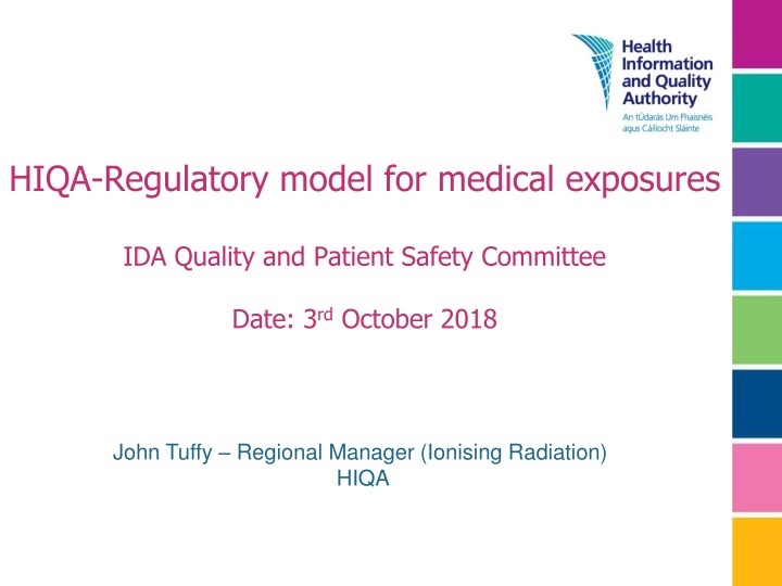 hiqa regulatory model for medical exposures