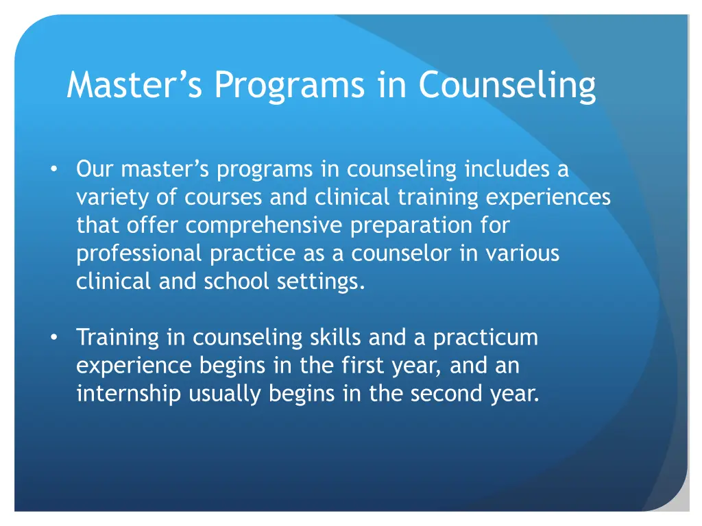 master s programs in counseling