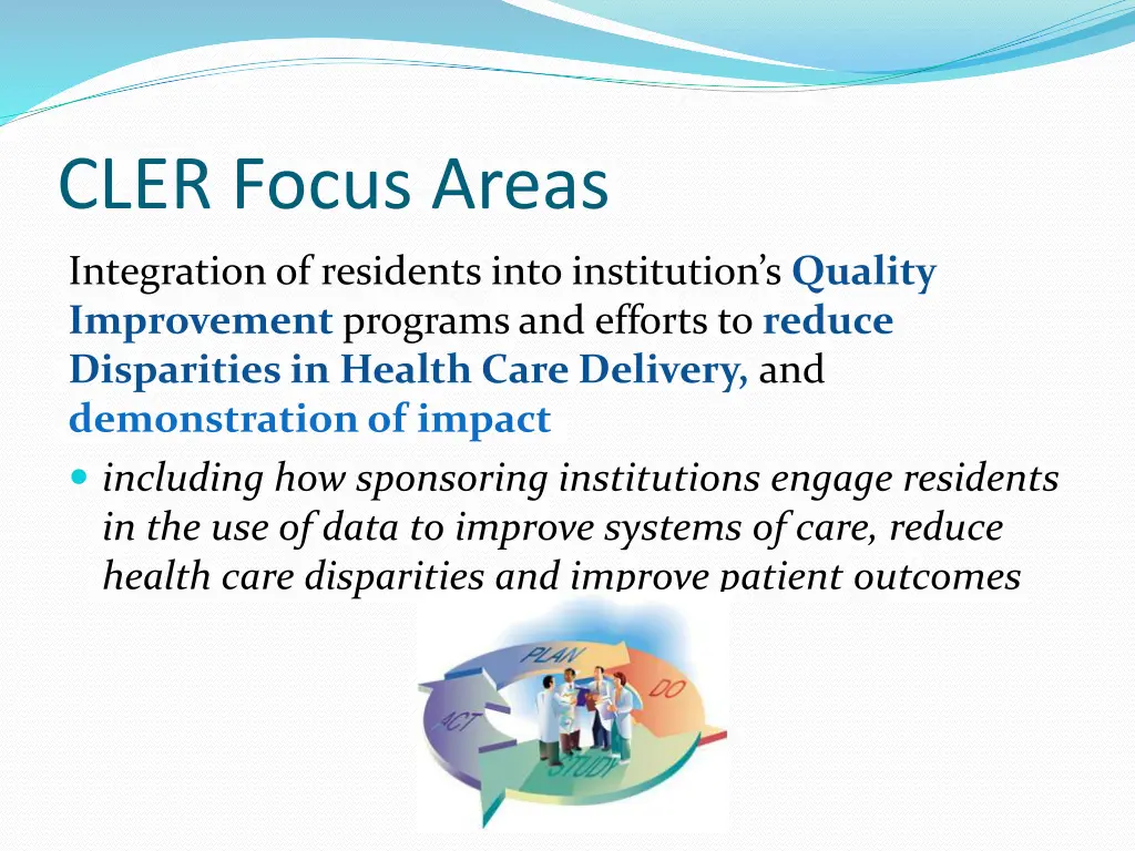 cler focus areas