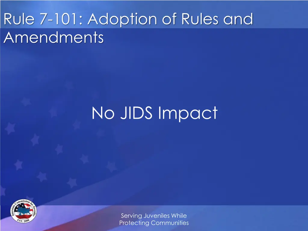 rule 7 101 adoption of rules and amendments