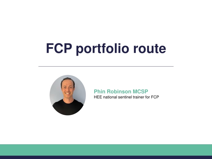 fcp portfolio route