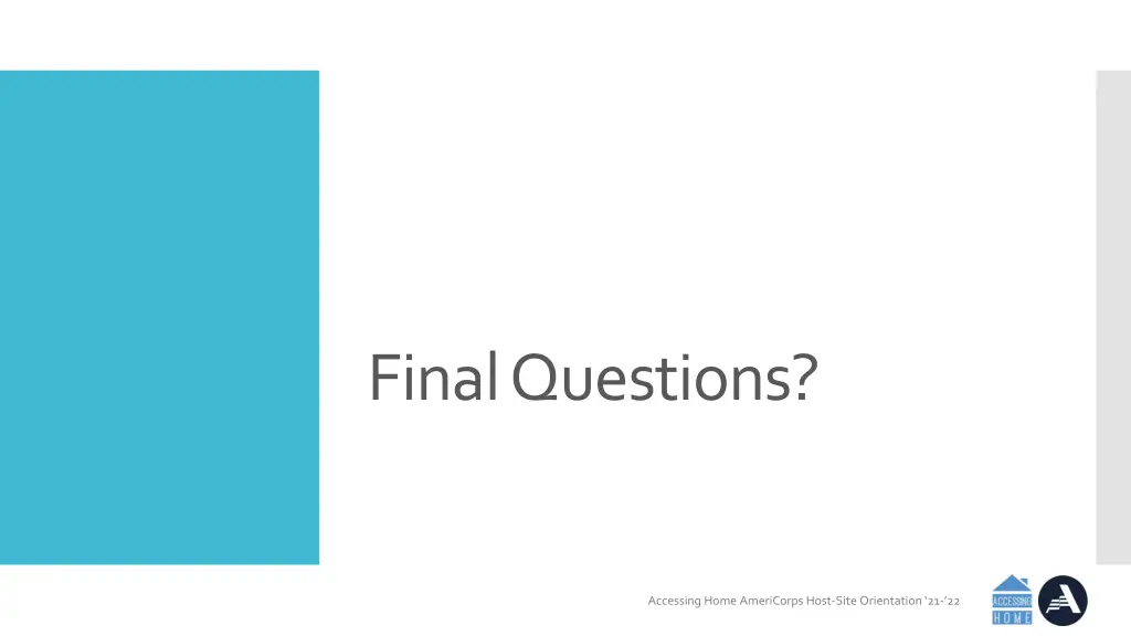 final questions