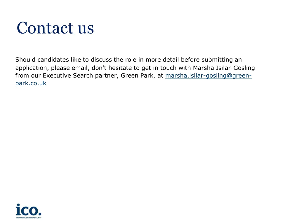 contact us