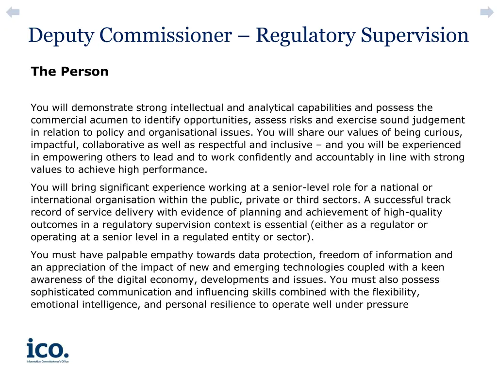 deputy commissioner regulatory supervision 2
