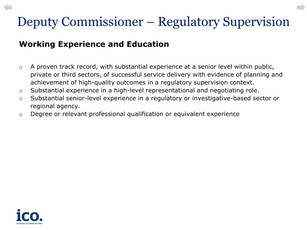 deputy commissioner regulatory supervision 3