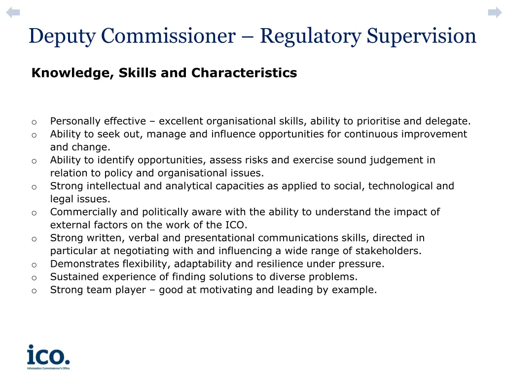 deputy commissioner regulatory supervision 5