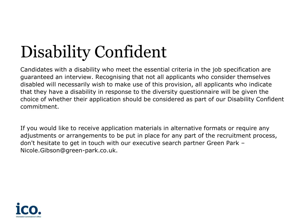 disability confident
