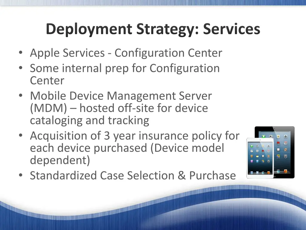 deployment strategy services