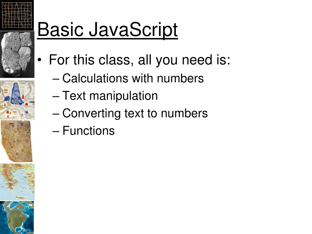 basic javascript