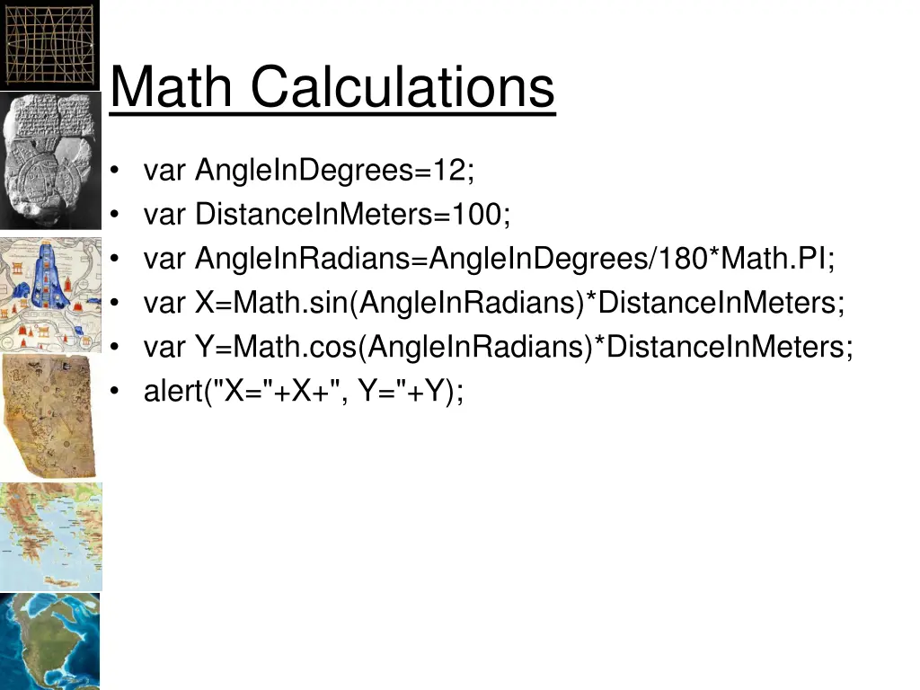 math calculations