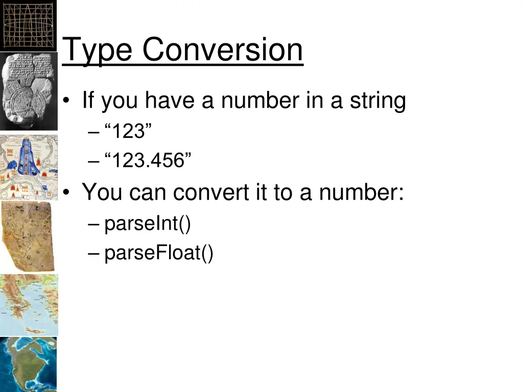 type conversion