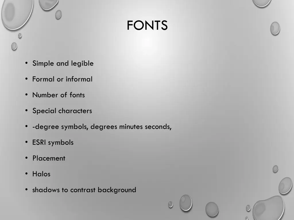 fonts