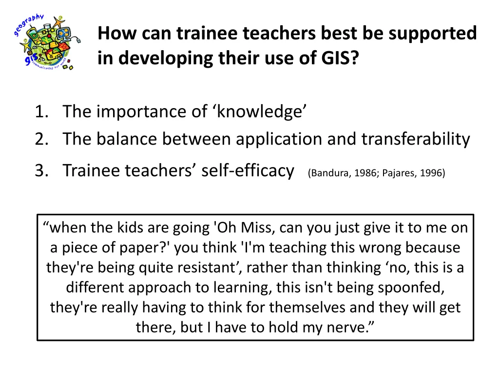 how can trainee teachers best be supported 1