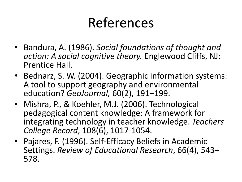 references