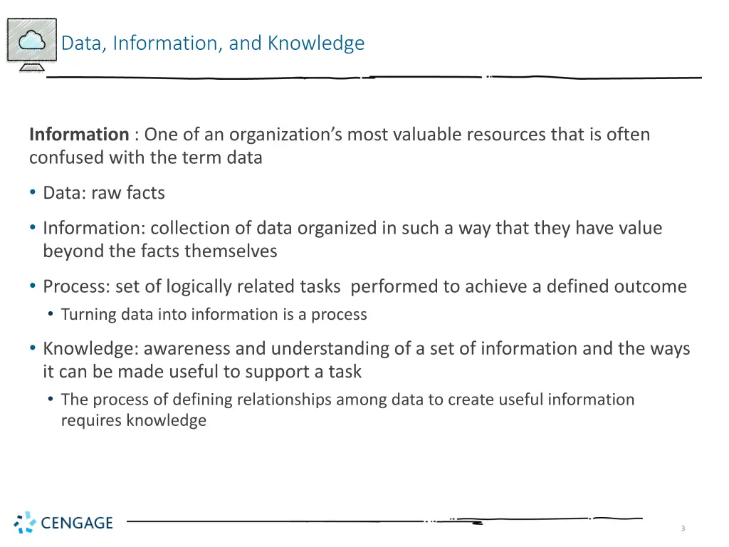 data information and knowledge