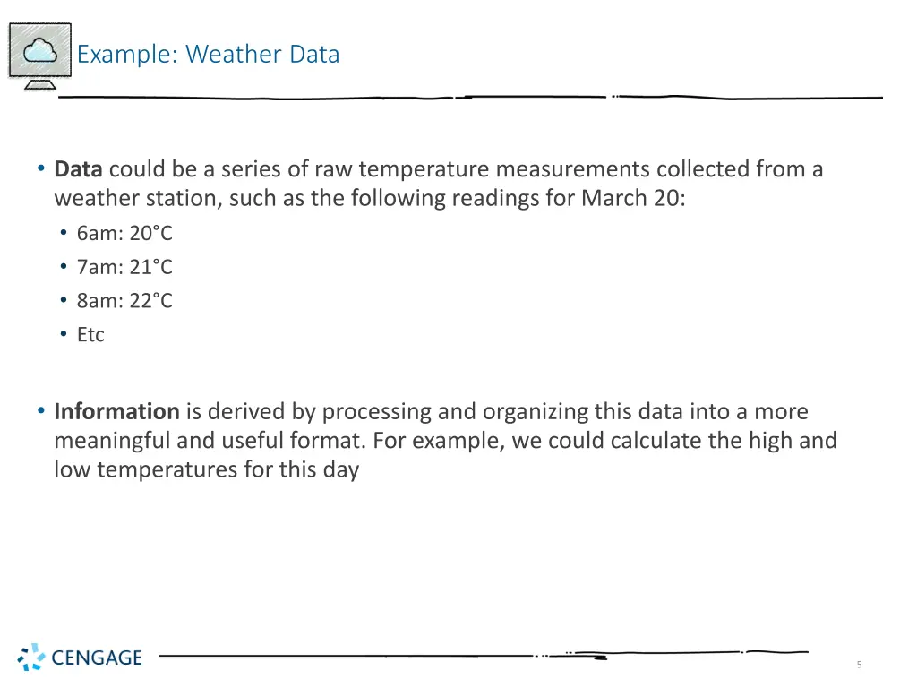 example weather data