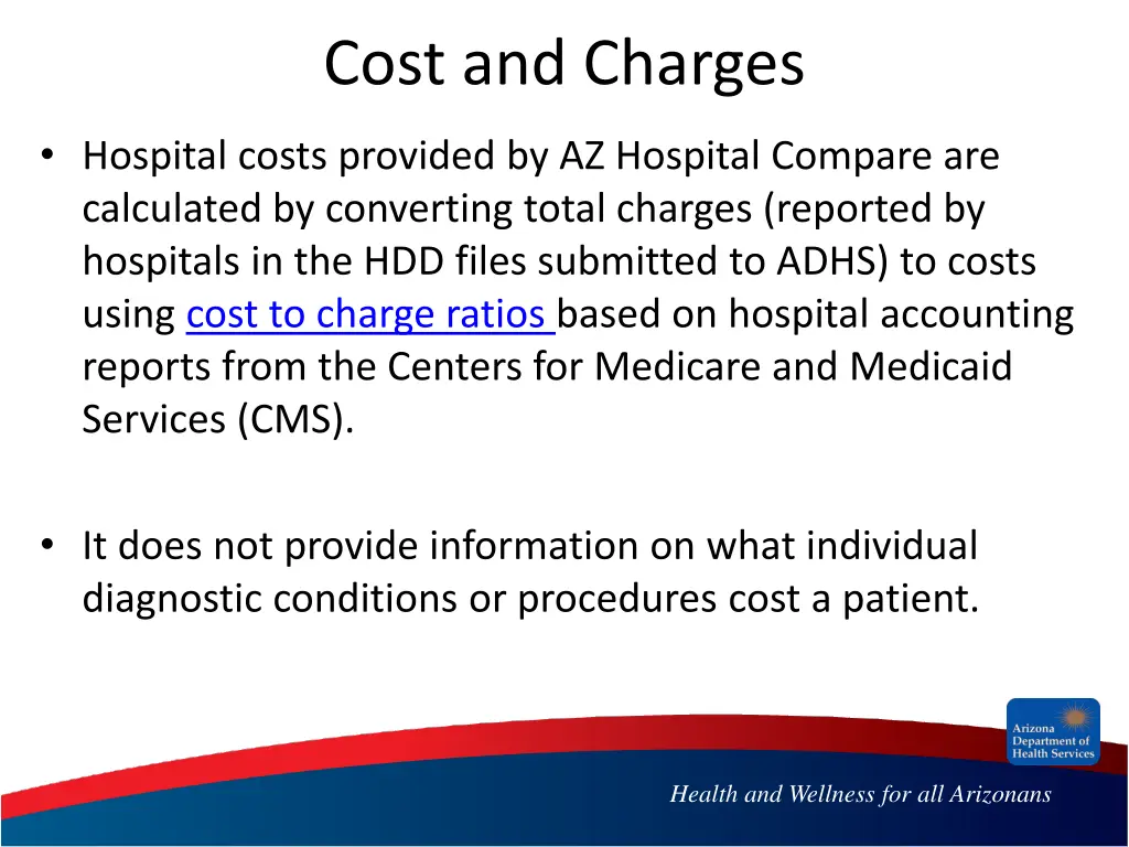 cost and charges