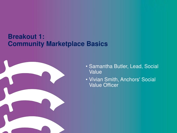breakout 1 community marketplace basics