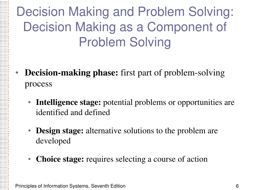 decision making and problem solving decision