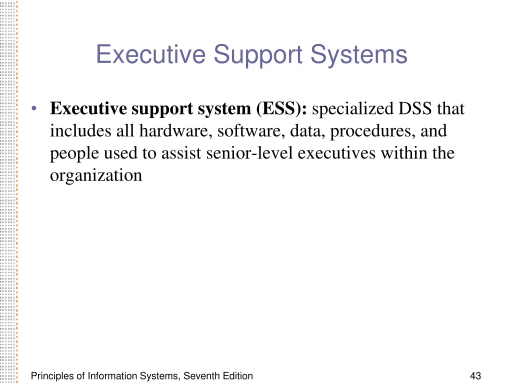 executive support systems