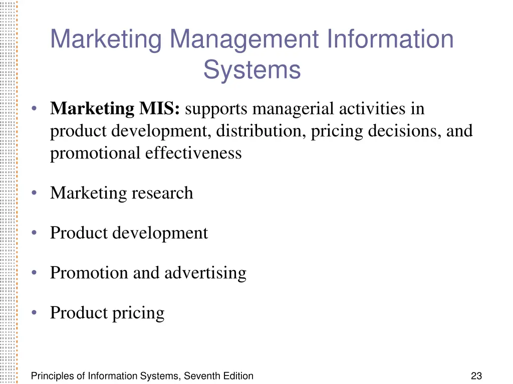 marketing management information systems
