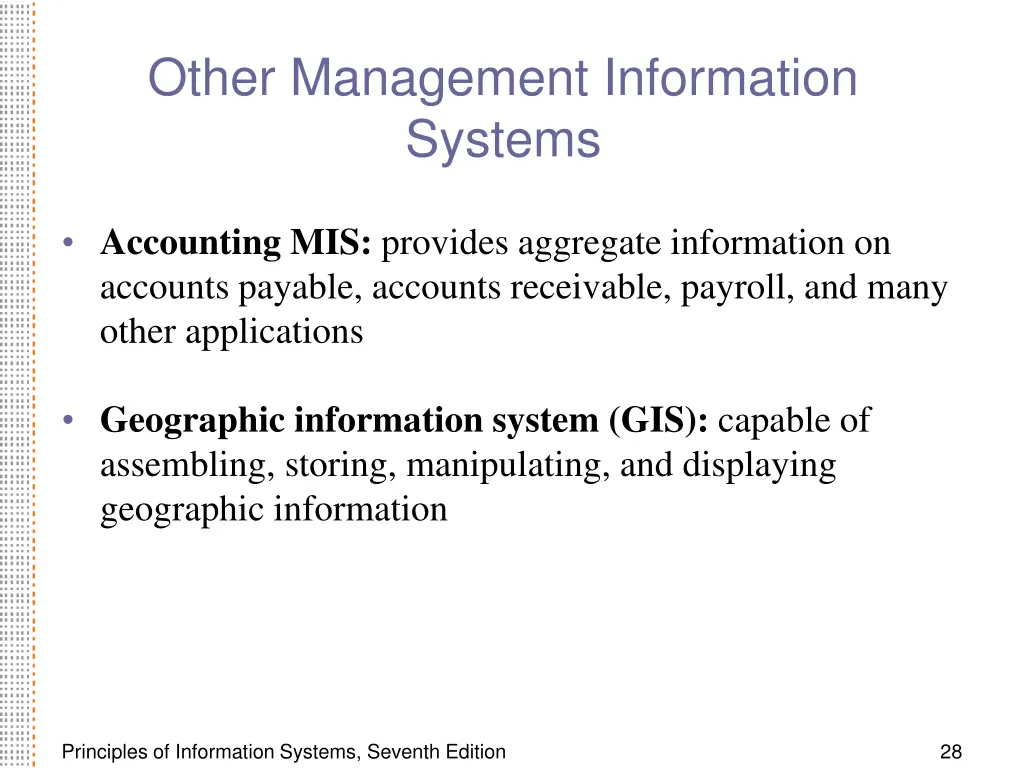 other management information systems