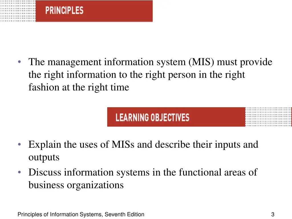 the management information system mis must
