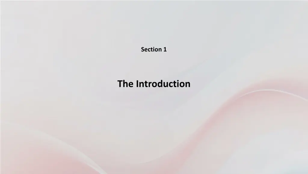 section 1