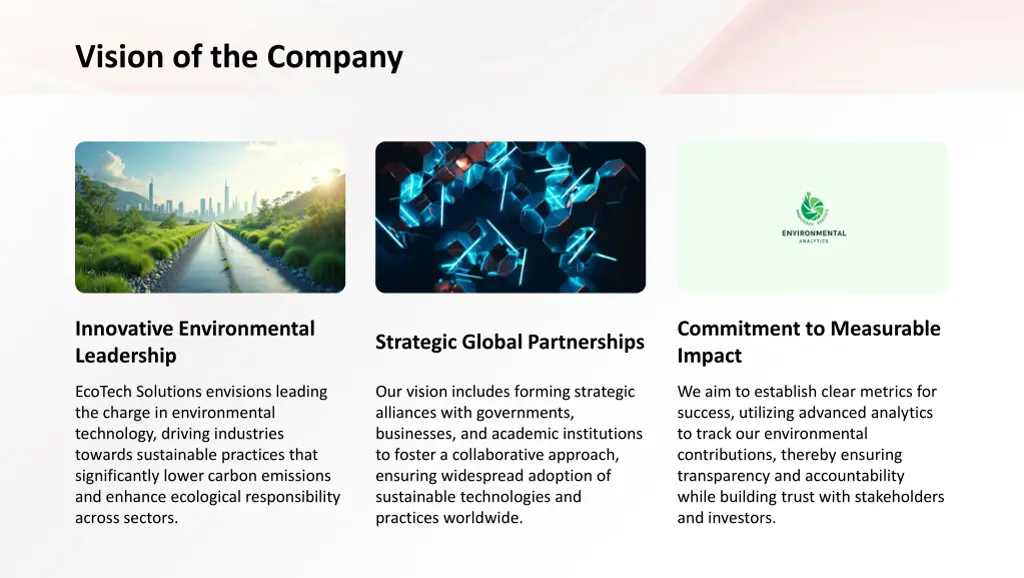 vision of the company