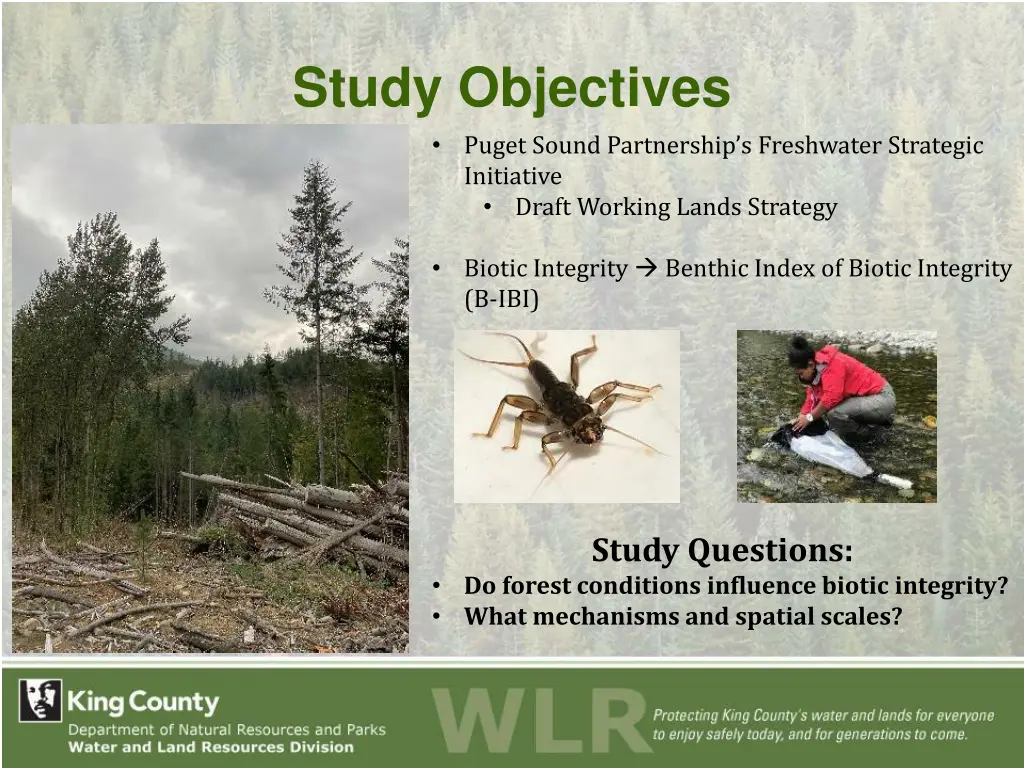study objectives puget sound partnership