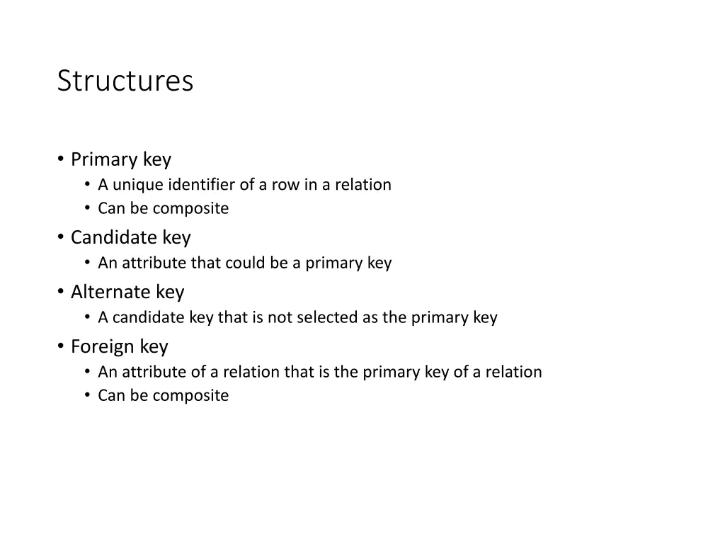 structures