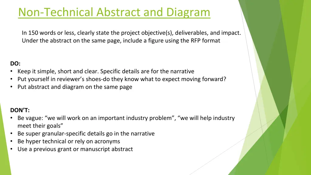 non technical abstract and diagram