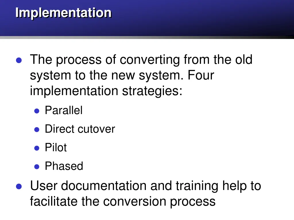 implementation