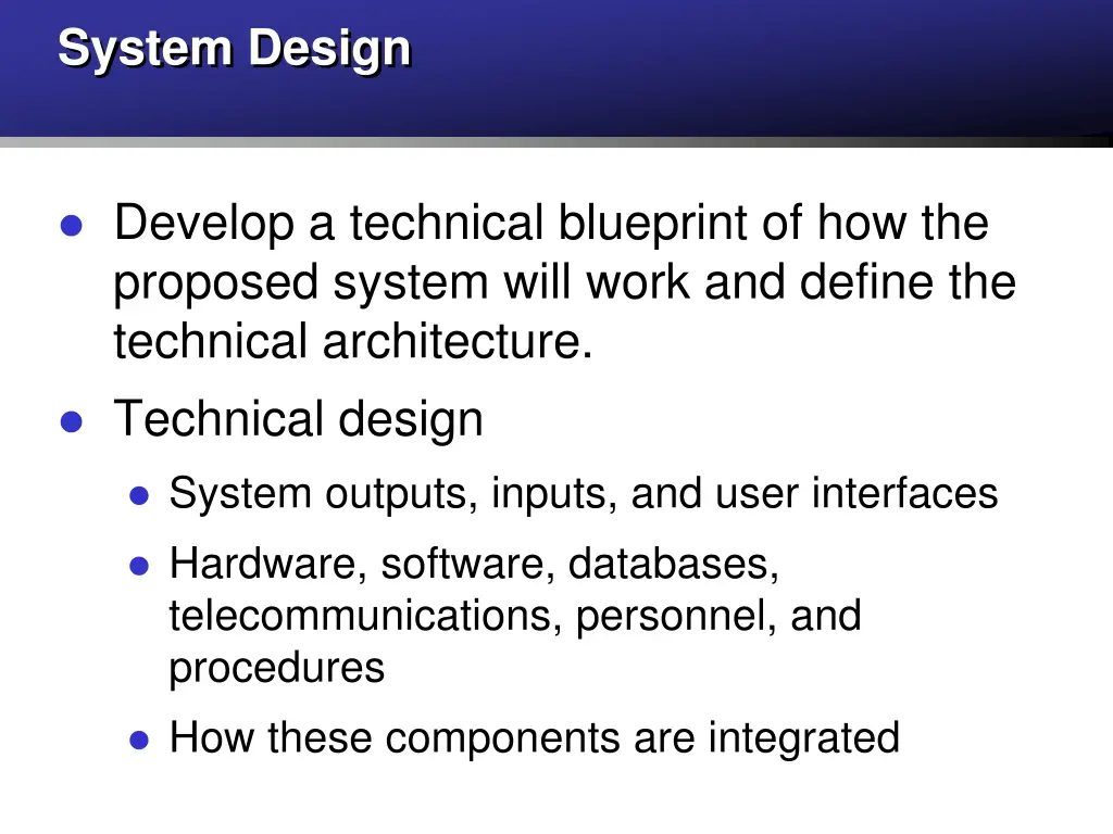 system design