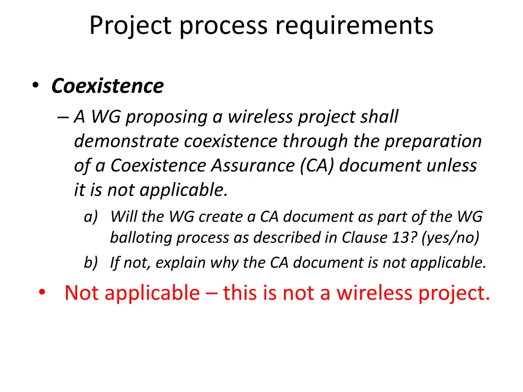 project process requirements 1