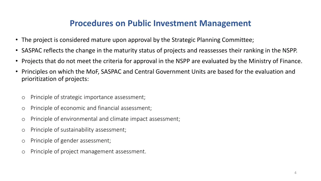 procedures on public investment management 2
