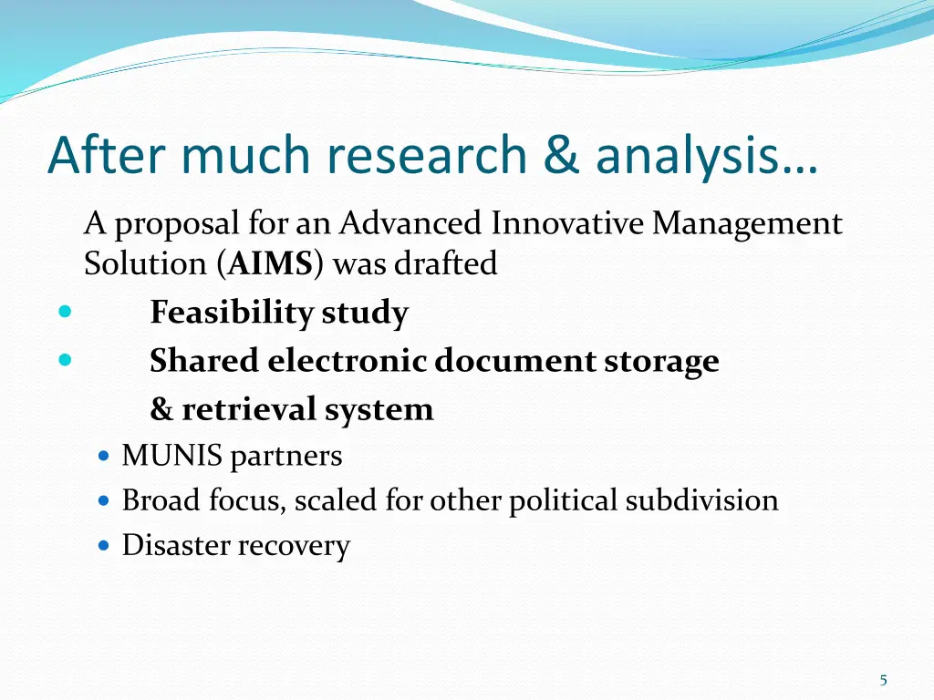 after much research analysis