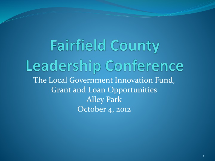 the local government innovation fund grant