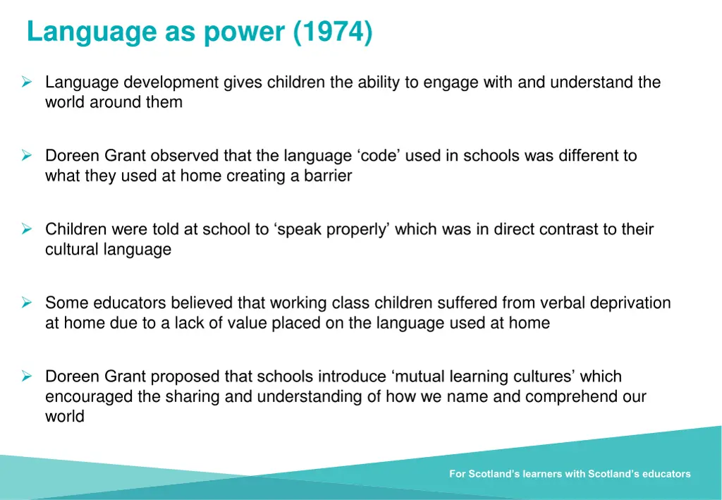 language as power 1974