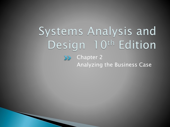 chapter 2 analyzing the business case