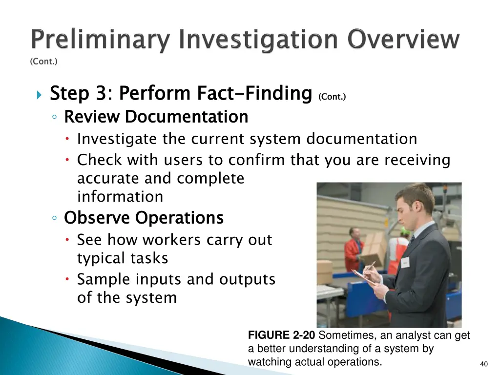 step 3 perform fact review documentation