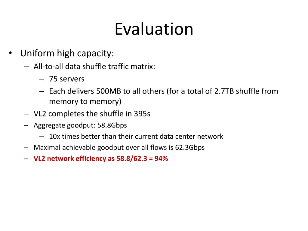 evaluation