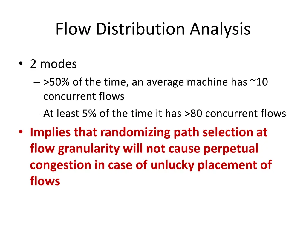 flow distribution analysis 1