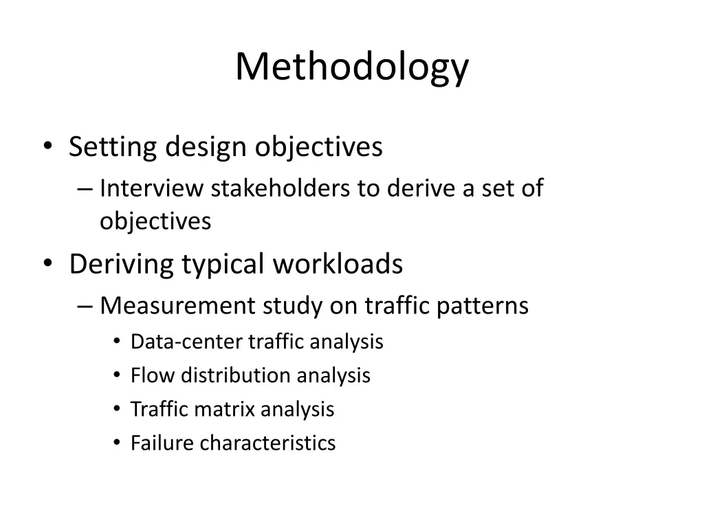 methodology