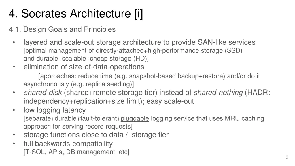4 socrates architecture i