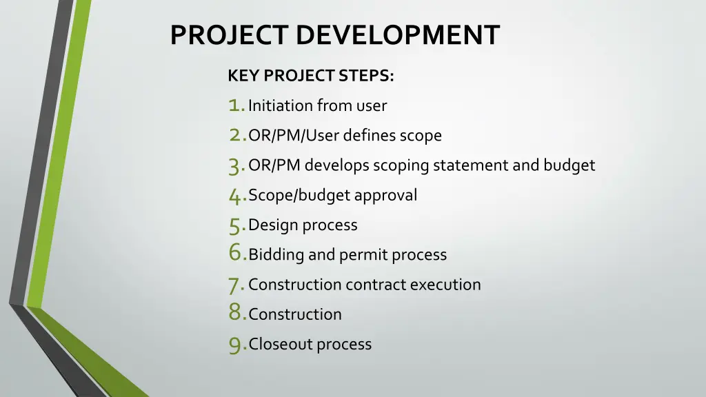 project development