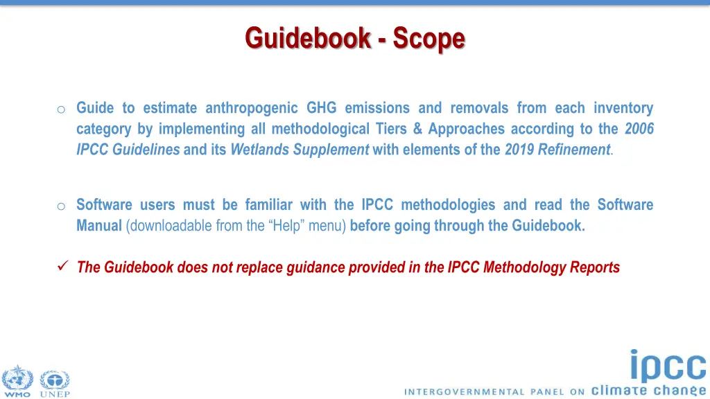 guidebook scope